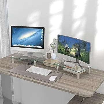 Hemudu Dual Monitor Stand for Ergonomic Workspace
