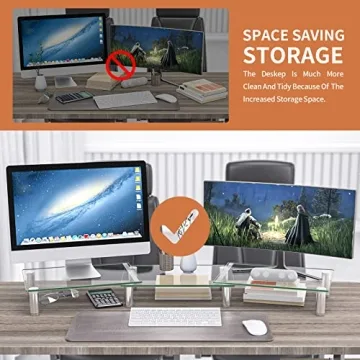 Hemudu Dual Monitor Stand for Ergonomic Workspace