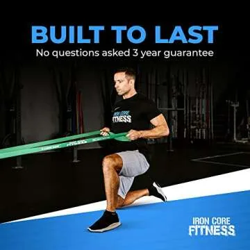 Green Resistance Bands Pull Up WOD Bands for Banded Squat Assistance Rubber Stretching Mobility Rehab Long Rubber Large