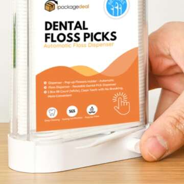 Automatic Floss Picks Holder for Easy Dental Hygiene