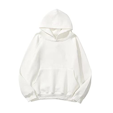 Lauweion Women Solid Fleece Hoodie for Comfort and Style