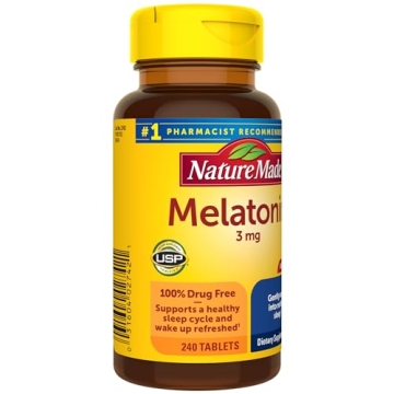 Nature Made Melatonin 3mg Tablets Enhance Sleep Naturally