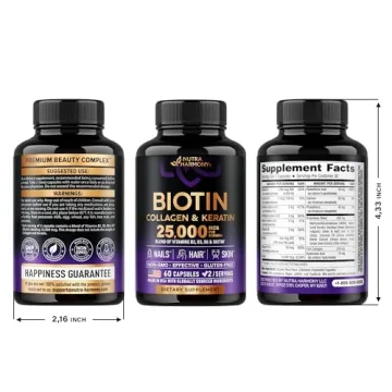 Hair Growth Support Supplement with Biotin & Collagen