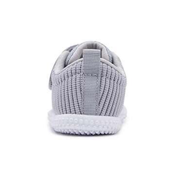 BMCiTYBM Baby Shoes Girl 6-12 Months Baby Walking Shoes Girls Boys Sneakers Infant Shoes 6 9 12 18 24 Months Grey Size 18-24 Months Toddler