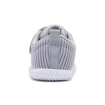 BMCiTYBM Baby Shoes Girl 6-12 Months Baby Walking Shoes Girls Boys Sneakers Infant Shoes 6 9 12 18 24 Months Grey Size 18-24 Months Toddler