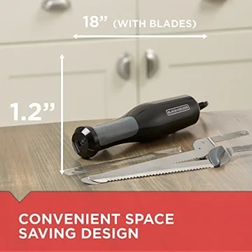 BLACK+DECKER Electric Carving Knife for Effortless Slicing