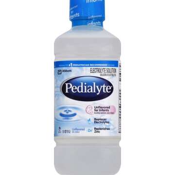 Pedialyte Electrolyte Solution 33.8 Fl Oz Unflavored