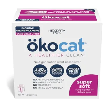 ökocat Super Soft Natural Wood Clumping Litter for Delicate Paws - Eco-Friendly Solution