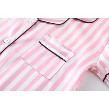 Umeyda Kids Silk-like Pajama Set for Comfort and Style