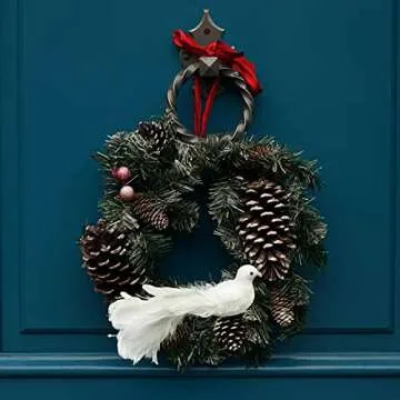 Yolococa White Birds Christmas Tree Decoration - 2pcs