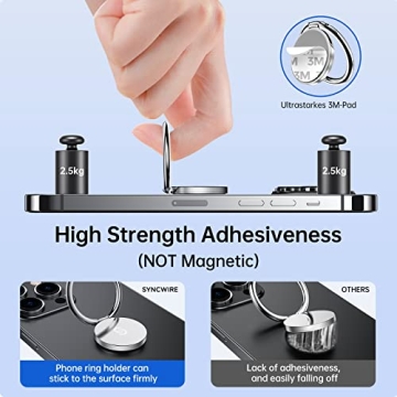Syncwire 360° Cell Phone Ring Holder for iPhone and Samsung