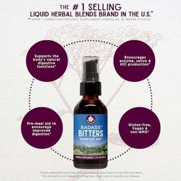 WishGarden Badass Bitters - Natural Digestive Support