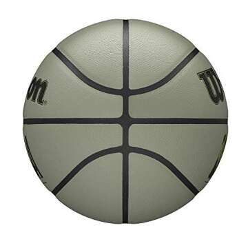 WILSON NBA Forge Series Indoor/Outdoor Basketball - Forge, Khaki, Size 5 - 27.5"