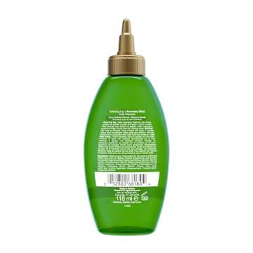 OGX Extra Strength Refreshing Scalp + Rosemary Mint Scalp Treatment, Refreshing Scalp Treatment to Help Remove Scalp Buildup, Minty Leave-In Dry Scalp Treatment for Shiny Hair, 4 fl. Oz