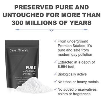 Pure Magnesium Chloride Flakes 3 lb - Natural Relaxation