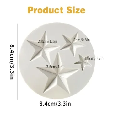 Star Silicone Chocolate Mold for Creative Baking & Crafting