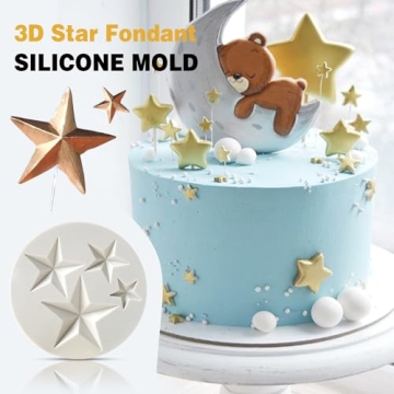Star Silicone Chocolate Mold for Creative Baking & Crafting
