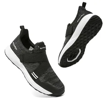 Kyedoo Men‘s Indoor Cycling Shoes Compatible with SPD Cleats, Comfortable Walkable Bike Shoes, Cle...