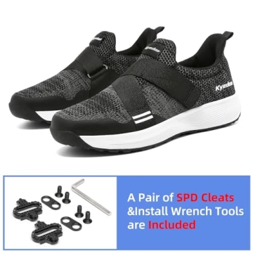 Kyedoo Men’s Indoor Cycling Shoes with SPD Cleats