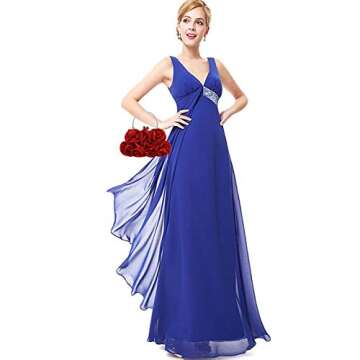 Goclothod Flower Inlaid Silk Evening Bag Shiny Rhinestone Wedding Clutch Handbag Purse Red