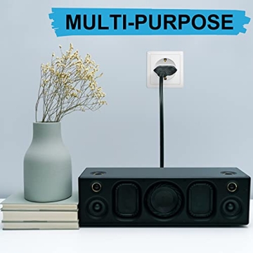 6 Pack US to Europe Plug Adapter for Easy Travel