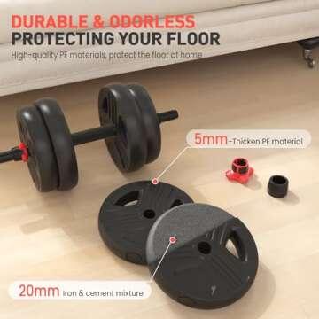 UKEEP Adjustable Dumbbells Set for Versatile Fitness Training