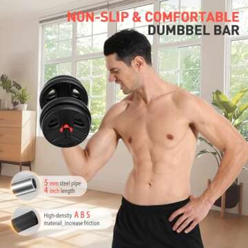 UKEEP Adjustable Dumbbells Set for Versatile Fitness Training