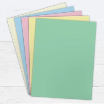 PrintWorks Pastel Cardstock 67 lb, 50 Sheets, Eco-Friendly