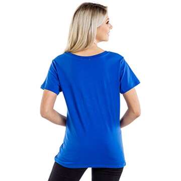 Tipsy Elves Blue Dream Team Patriotic T Shirt for Women Size Small