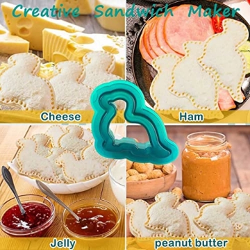Dino Sandwich Cutter for Kids - Fun Lunch Maker