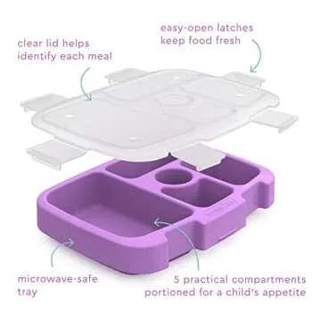 Bentgo Kids Prints Meal Prep Tray - Fun & Healthy Portions