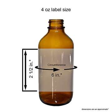 (Pack of 12) 4 oz. Amber Boston Round with Black Glass Dropper