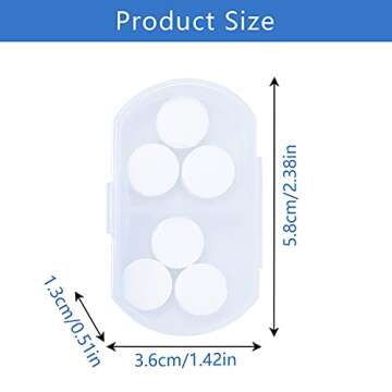 Pill Case for Purse Small 4PCS Pill Organizer Portable Travel Daily Pill Containers AM & PM Mini Pil...