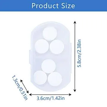 Pill Case for Purse Small 4PCS Pill Organizer Portable Travel Daily Pill Containers AM & PM Mini Pil...