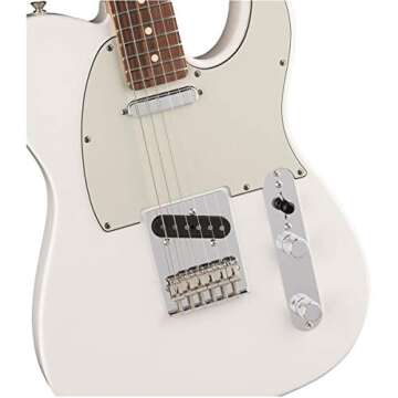 Fender Player Telecaster SS Electric Guitar, with 2-Year Warranty, Polar White, Pau Ferro Fingerboard