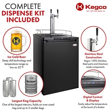 Kegco K309B-1 Kegerator for Perfectly Chilled Beer