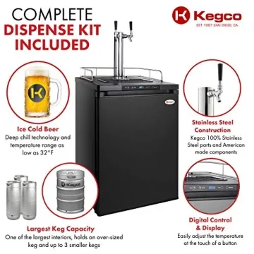 Kegco K309B-1 Kegerator for Perfectly Chilled Beer
