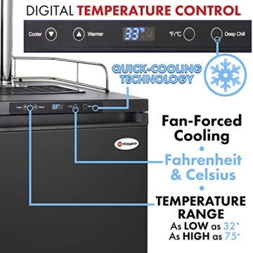 Kegco K309B-1 Kegerator for Perfectly Chilled Beer