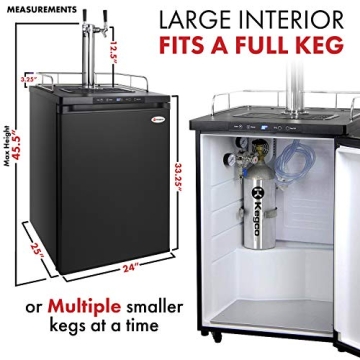 Kegco K309B-1 Kegerator for Perfectly Chilled Beer