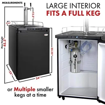 Kegco K309B-1 Kegerator for Perfectly Chilled Beer
