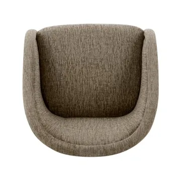 Stylish Margareth Fabric Swivel Accent Chair 360-Degree