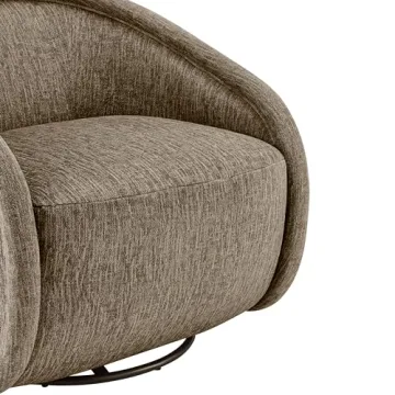 Stylish Margareth Fabric Swivel Accent Chair 360-Degree