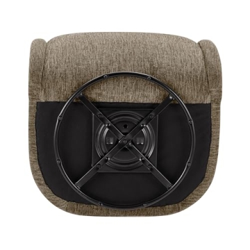 Stylish Margareth Fabric Swivel Accent Chair 360-Degree