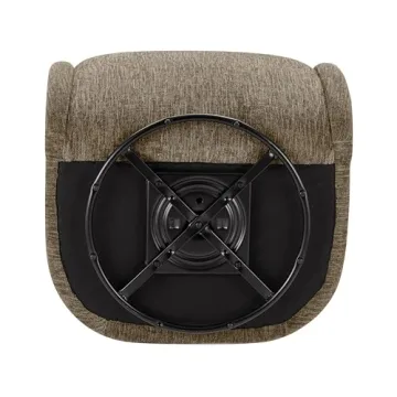 Stylish Margareth Fabric Swivel Accent Chair 360-Degree