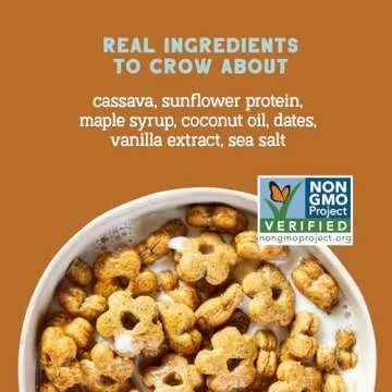 Seven Sundays Sunflower Cereal, Maple Sea Salt, 8 Oz Bag (Pack of 3), Grain & Gluten Free, 5g Upcycled Protein, 0g Refined Sugar, Salty Sweet Snack