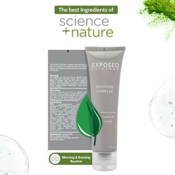 Exposed Skin Care Moisture Complex - Hydrating Vitamin E and Green Tea Extract with Pumpkin Seed & C...