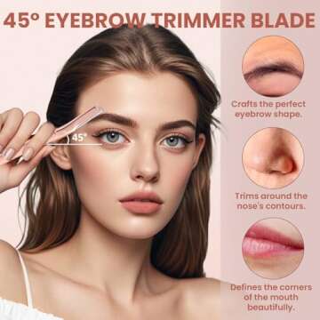 Premium Dermaplaning Tool with Replaceable Blades for Women