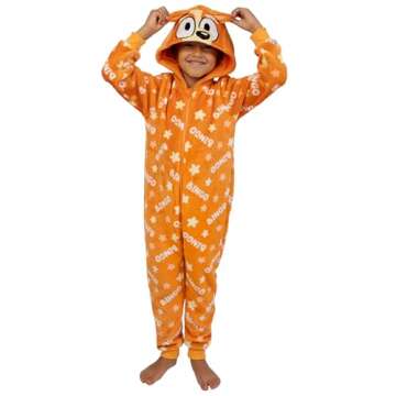 Bluey Bingo Onesie with 3D Ears for Kids