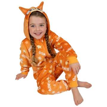 Bluey Bingo Onesie with 3D Ears for Kids