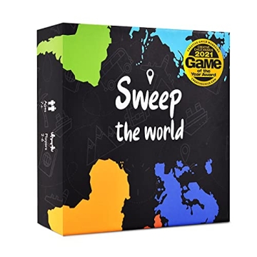 Sweep the World Card Game – Interactive Geography Game with All Countries of The World – Educati...